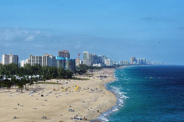 Fort Lauderdale Beach Florida Usa Sunny Day — стоковое фото