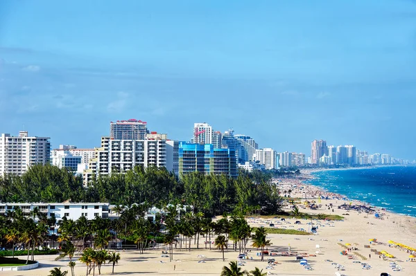 Fort Lauderdale Beach Florida Usa Sunny Day — стоковое фото