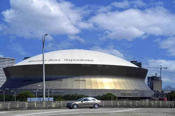 New Orleans Usa September 2019 Superdome Den Berömda Multifunktionella Stadion — Stockfoto