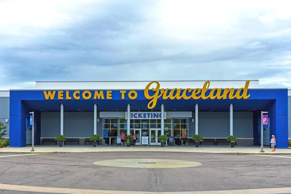 Memphis Usa September 2019 Entrance Graceland Complex Graceland Name Mansion — Stock Photo, Image