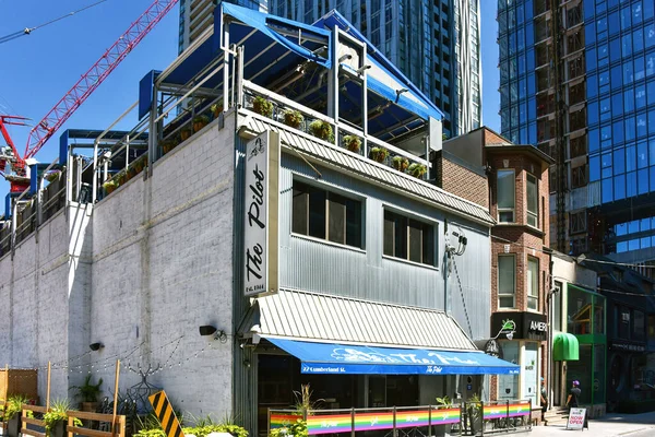 Toronto Canada August 2022 Pilot Popular Tavern Rooftop Patio Yorkville — ストック写真