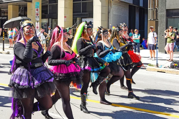 Ottawa Canada August 2022 Female Human Ponies Parade Annual Gay —  Fotos de Stock