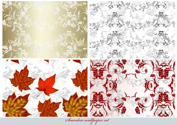 Collection of vector wallpaper — Stock Vector