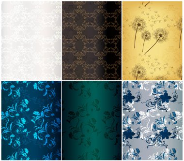 vektör wallpaper set