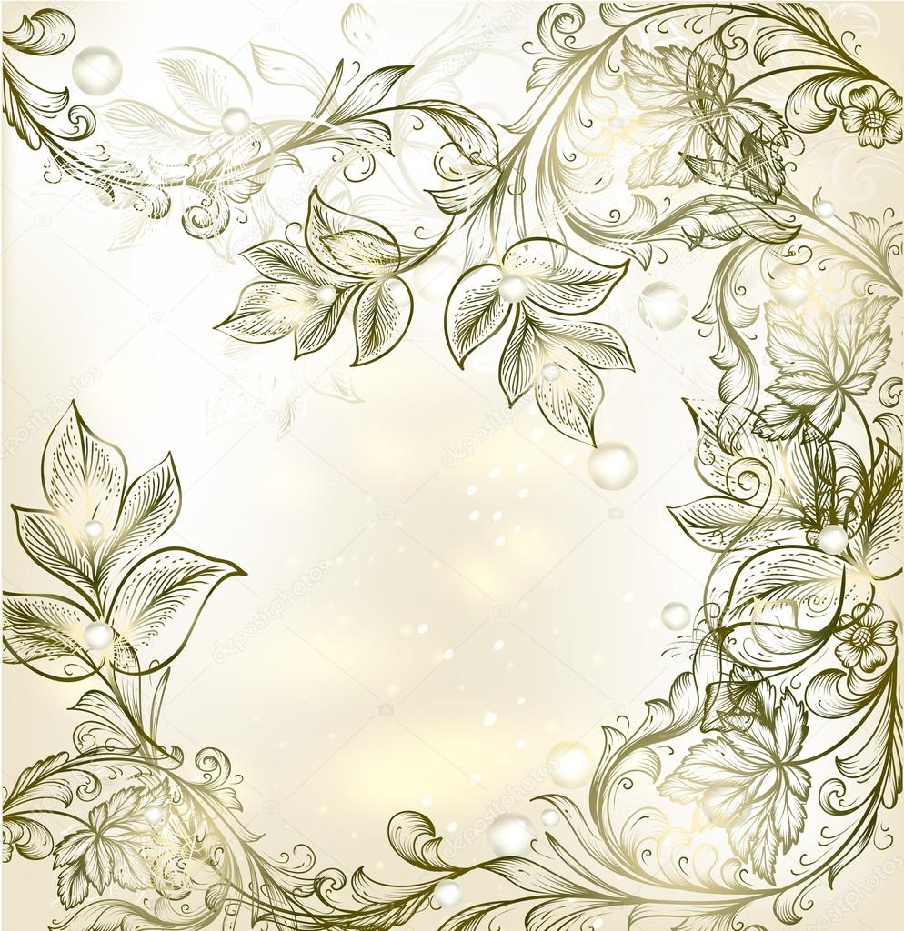 Wedding invitation background