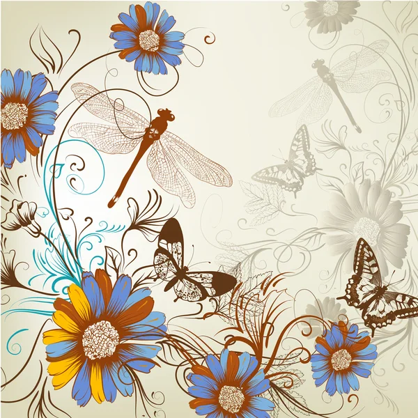 arka plan sanatsal çiçek el çekilmiş