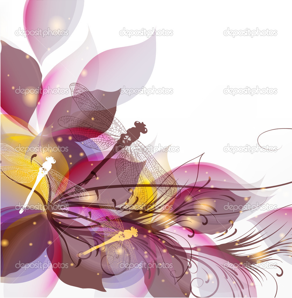Abstract art vector colorful background