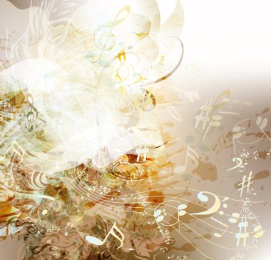 grunge müzik Tema arka plan sanat