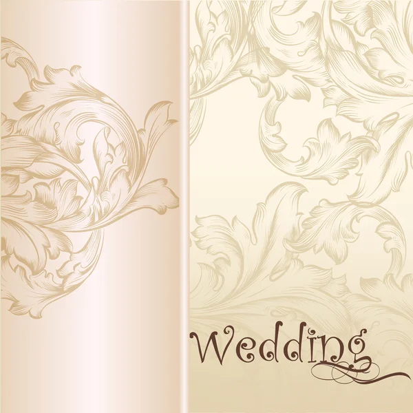 Wedding vector pastel background for design — Stock Vector