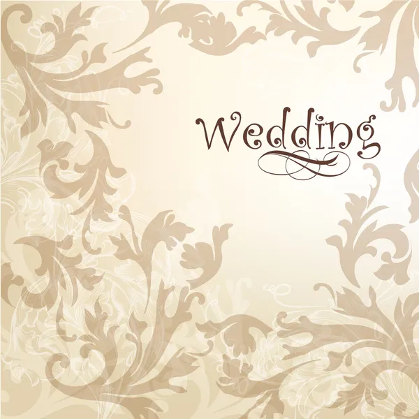 Casamento elegante fundo para design — Vetor de Stock