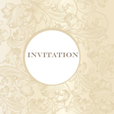 şık düğün davetiye tasarımı için