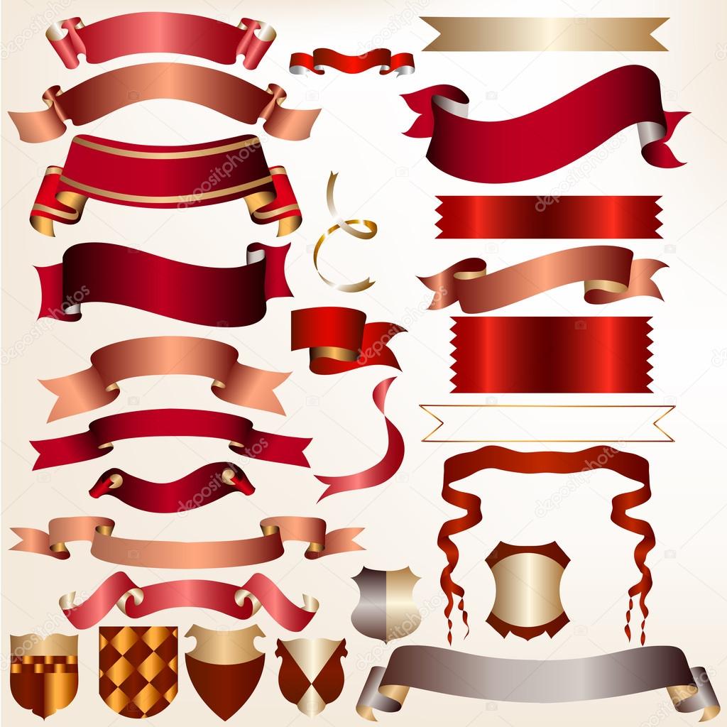 Colección de cintas vectoriales para el diseño Vector de stock por Colección de cintas vectoriales para el diseño Vector de stock por
