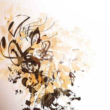 abstract vector muziek achtergrond