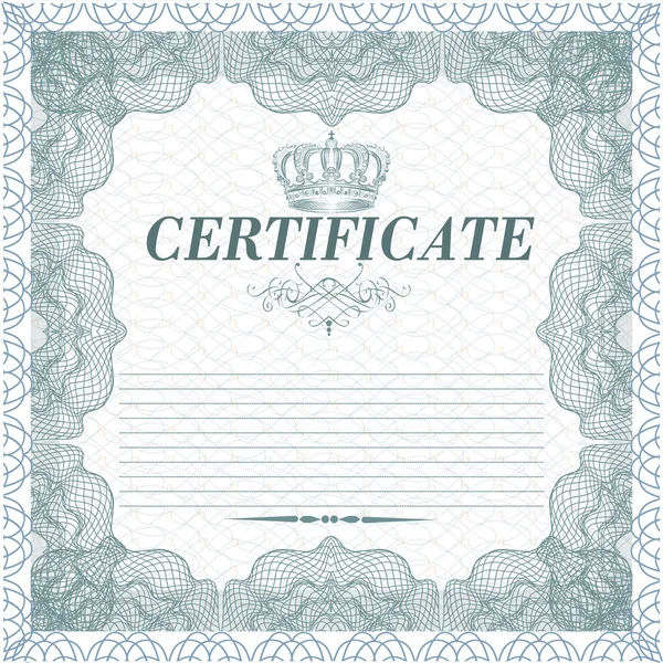 Design de certificado em estilo vintage —  Vetores de Stock