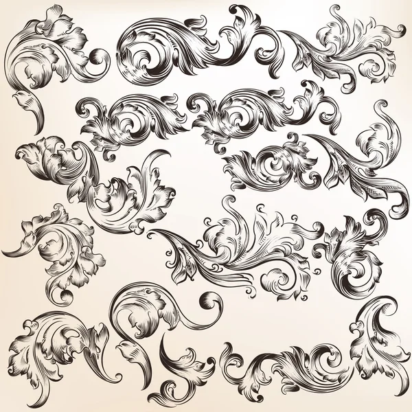 vektör swirls topluluğu