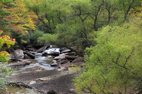 Ruisseau dans les montagnes d'automne — Photo