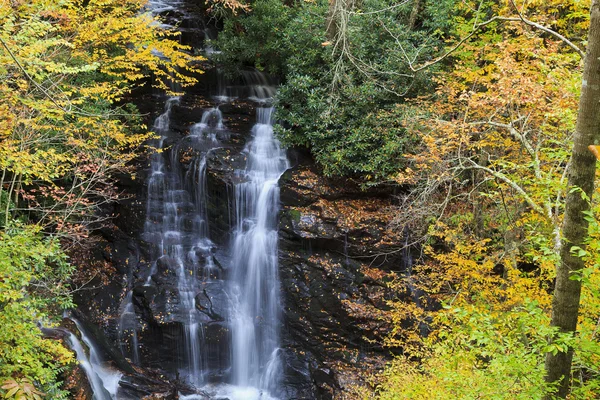 Soco Falls in Cherokee, NC — Stock Photo, Image