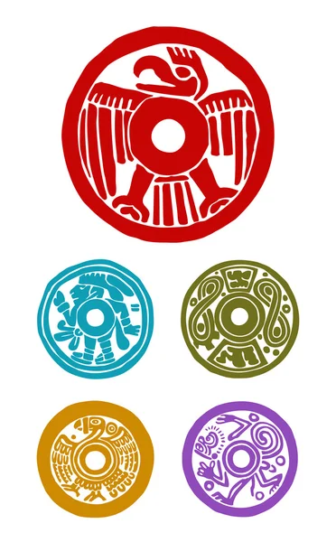 Символы Майя — стоковое фото