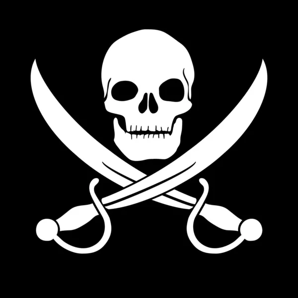 Pirate skull — Stock Photo, Image