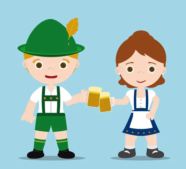 Couple oktoberfest — Photo