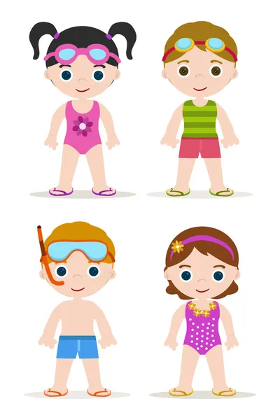 Swimming pool kids — Stock Photo, Image