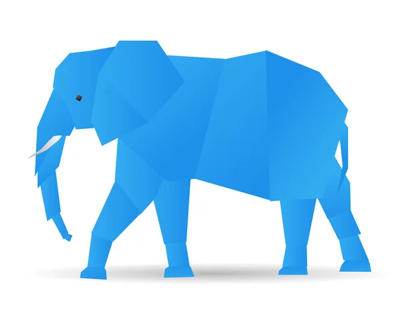 Origami-Elefant — Stockfoto