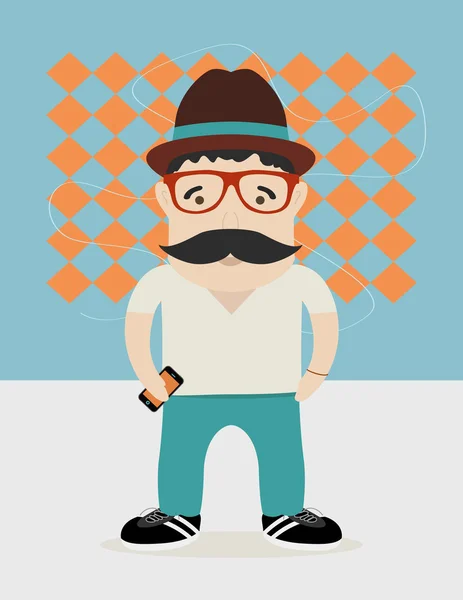 Hipster. — Foto de Stock