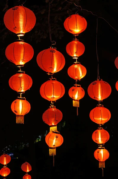 Big red lanterns — Stock Photo, Image