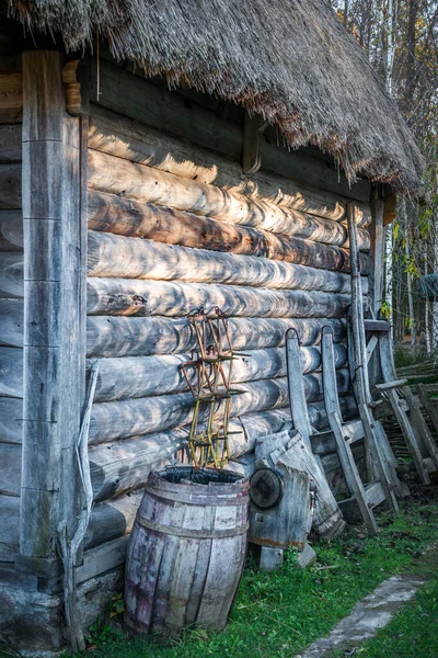 Viejas Herramientas Agrícolas Madera — Foto de Stock