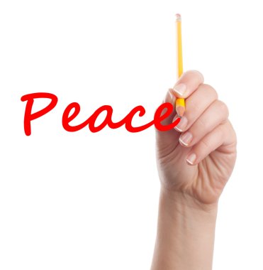 kadın eli kalem tutan