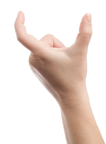 Hand showing distance — Stock Photo, Image