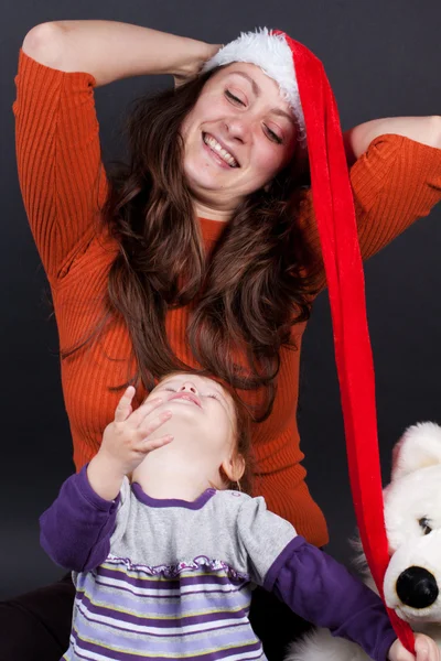 Kerstmis familie — Stockfoto