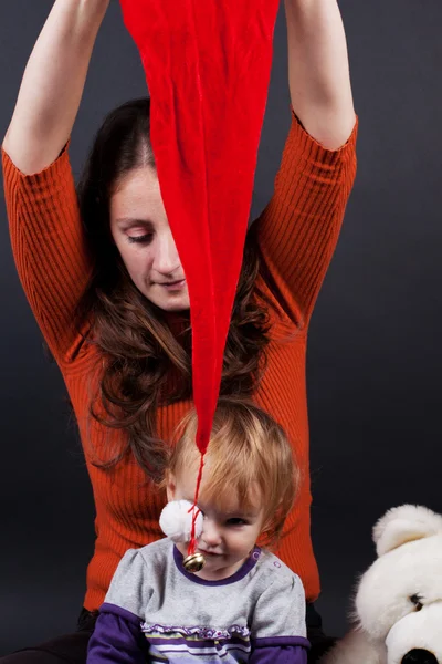 Famiglia di Natale — Foto Stock