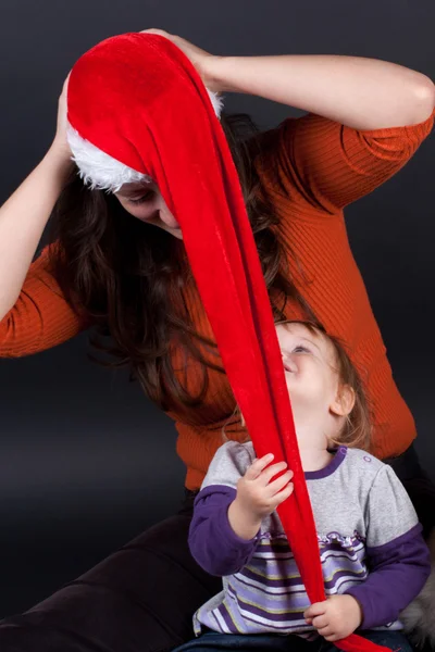 Kerstmis familie — Stockfoto