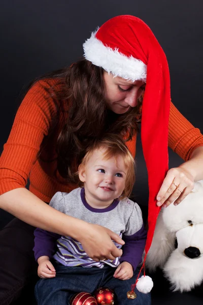 Weihnachtsfamilie — Stockfoto