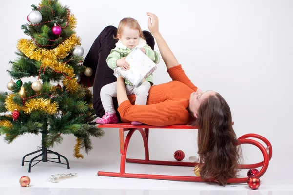 Famiglia di Natale — Foto Stock