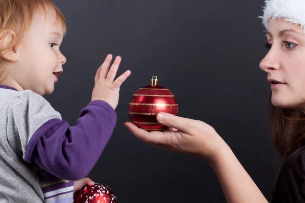 Weihnachtsfamilie — Stockfoto