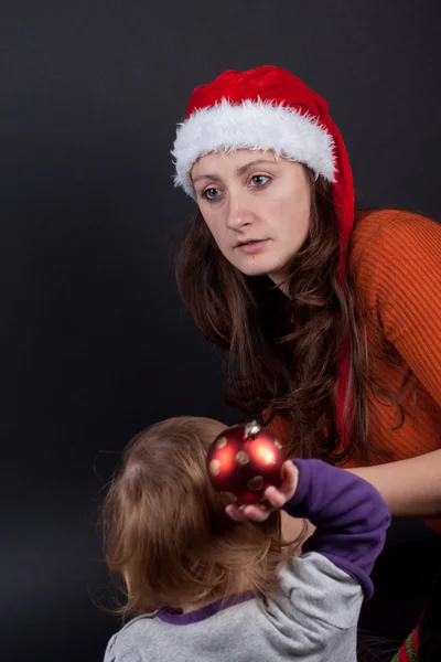 クリスマスの家族 — ストック写真