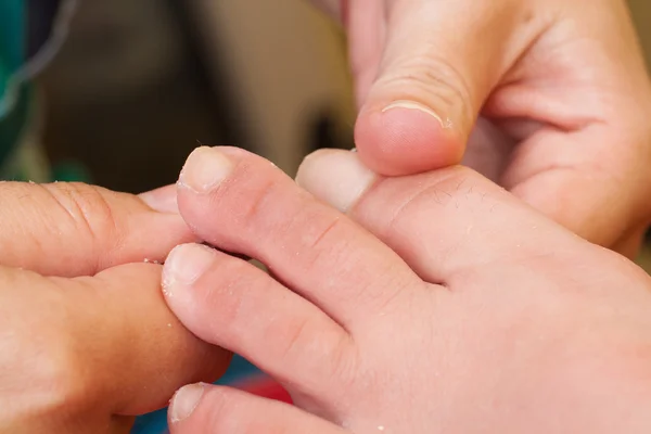 Pedicure procedure — Stockfoto