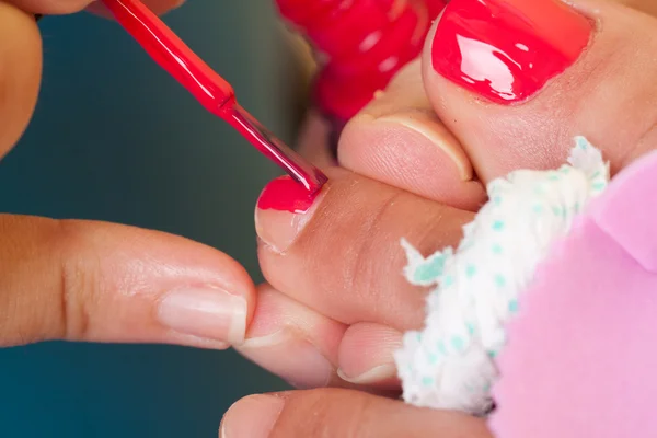 Procedimento de pedicure — Fotografia de Stock