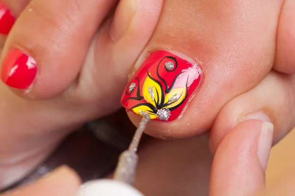 Pedicure procedure — Stock Photo, Image