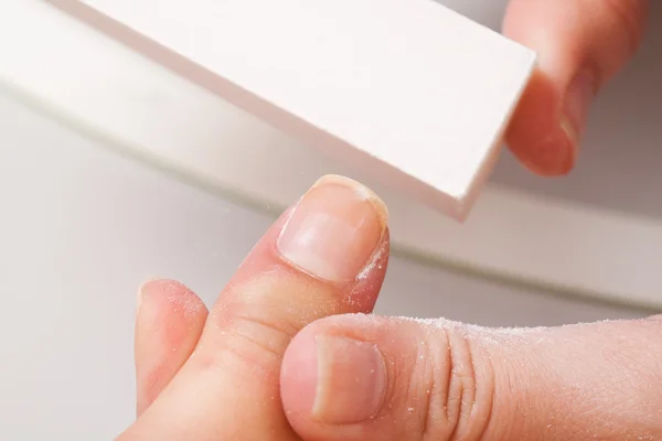 Procedura di manicure — Foto Stock