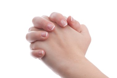 bir jest gösterilen eller