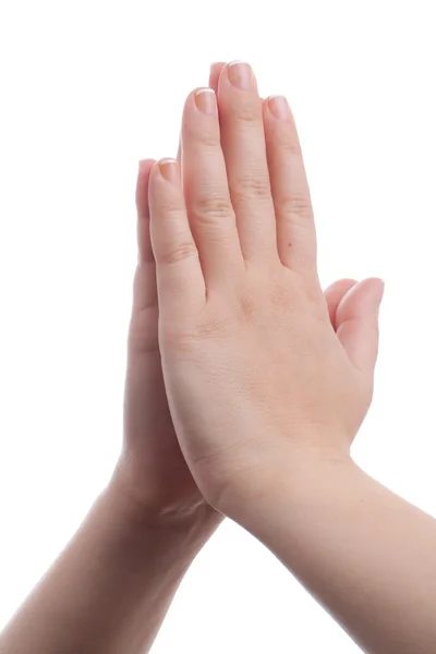 Clapped hands — Stock Photo, Image