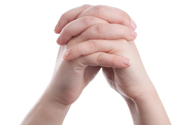 Handen met een gebaar — Stockfoto