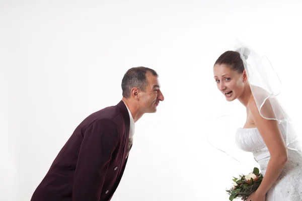 Retrato de casamento — Fotografia de Stock