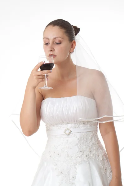 Bride giving a toast Stock Picture