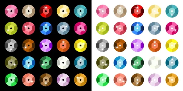 Paillette de colores — Archivo Imágenes Vectoriales