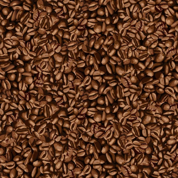 Kávová zrna tapety — Stockový vektor