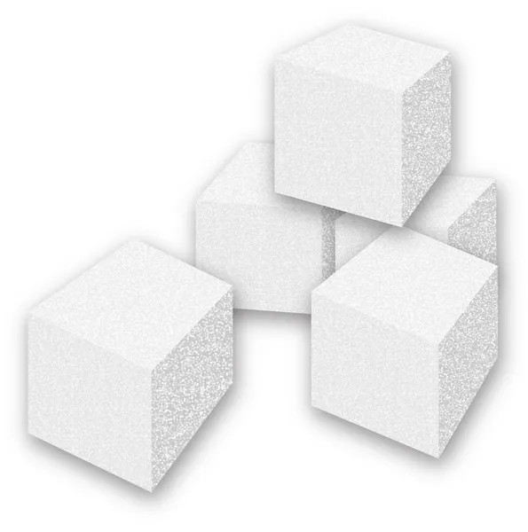 Cubes de sucre — Image vectorielle